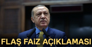 Cumhurbaşkanı Erdoğan'dan flaş faiz açıklaması