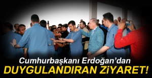 Cumhurbaşkanı Erdoğan’dan duygulandıran ziyaret