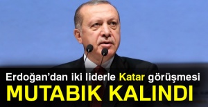 Erdoğan'dan İki Liderle Katar Görüşmesi
