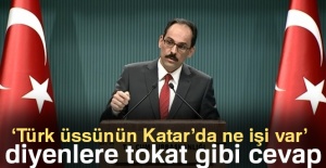 İbrahim Kalın'dan önemli açıklamalar