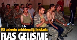 Kışladaki zehirlenmelerle ilgili flaş açıklama