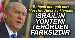 Bahçeli'den çok sert Mescid-i Aksa açıklaması!