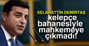 Demirtaş, kelepçelerle mahkemeye çıkmak istemedi