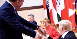 Erdoğan ile Trump'ın samimi pozu