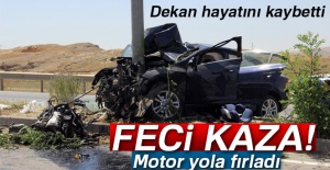 Feci Kaza! Dekan trafik kazasında hayatını kaybetti