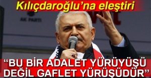 Kılıçdaroğlu'na eleştiri: “Bu bir adalet yürüyüşü değil gaflet yürüşüdür”