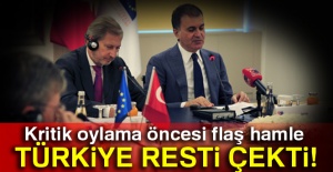 Kritik oylama öncesi flaş hamle: Türkiye resti çekti!