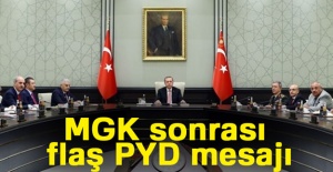MGK sonrası flaş PYD mesajı