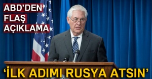 Tillerson: 'Ukrayna konusunda ilk adımı Rusya atmalı'