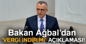 Bakan Ağbal’dan ‘vergi indirimi’ açıklaması