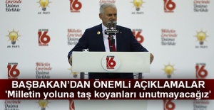 Başbakan Yıldırım: