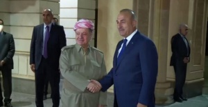 Çavuşoğlu Barzani ile görüştü!