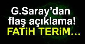 Galatasaray'dan flaş açıklama! Fatih Terim...