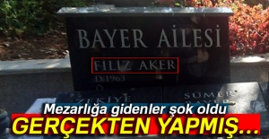 Mezarlığa gidenler şok oldu