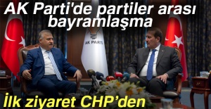 AK Parti'de partiler arası bayramlaşma