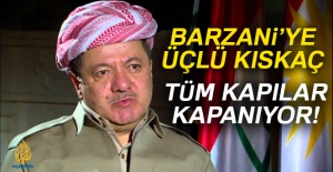 Barzani’ye üçlü kıskaç... Tüm kapılar kapanıyor!