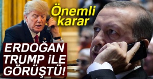 Cumhurbaşkanı Erdoğan, Trump ile görüştü!