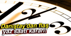 Danıştay'dan yaz saati kararı!