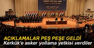 Kerkük’e asker yollama yetkisi verdiler