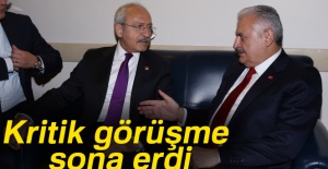 Başbakan Yıldırım-Kılıçdaroğlu görüşmesi sona erdi