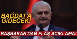 Başbakan Yıldırım’dan flaş açıklama! Bağdat'a gidecek!