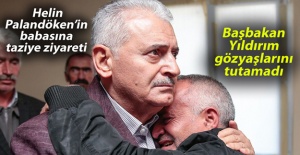 Başbakan Yıldırım’dan Helin Palandöken’in babasına taziye ziyareti