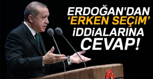 Cumhurbaşkanı Erdoğan'dan 'Erken Seçim' iddialarına cevap!