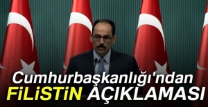 Cumhurbaşkanlığı Sözcüsü Kalın'dan Filistin açıklaması