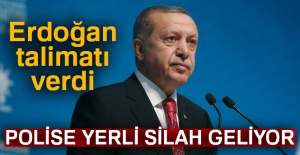 Erdoğan talimatı verdi! Polise yerli silah geliyor