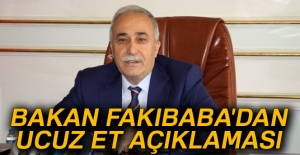Bakan Fakıbaba'dan ucuz et açıklaması
