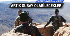 Bakan Soylu müjdeyi verdi! Artık subay olabilecekler