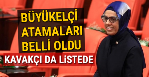 Büyükelçi atamaları belli oldu!