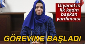 Diyanet'in ilk kadın başkan yardımcısı Huriye Martı görevine başladı