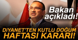 Diyanet'ten Kutlu Doğum haftası kararı!