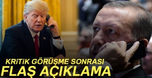 Erdoğan'dan Trump görüşmesi sonrası açıklama