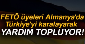 FETÖ üyeleri Almanya'da Türkiye'yi karalayarak yardım topluyor