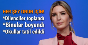 Her şey onun için! Okullar bile tatil edildi!