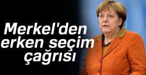 Merkel'den erken seçim çağrısı