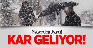 Meteorolojiden kar yağışı uyarısı