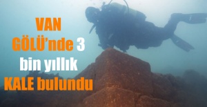 Van Gölü’nde 3 bin yıllık kale bulundu
