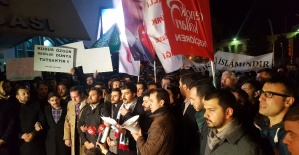 ABD Büyükelçiliği önünde “Kudüs” eylemi