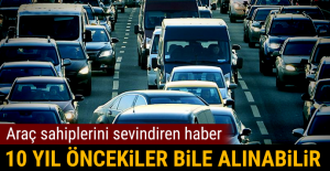 Araç sahiplerini sevindiren haber