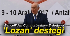 Bahçeli’den Cumhurbaşkanı Erdoğan'a 'Lozan' desteği