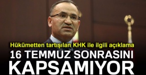 Bekir Bozdağ'dan sivile yargı muafiyeti açıklaması