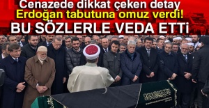 Cenazede dikkat çeken detay