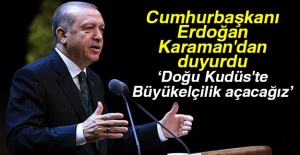 Cumhurbaşkanı Erdoğan'dan Kudüs açıklaması