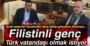 Filistinli genç Türk vatandaşı olmak istiyor