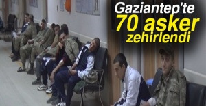 Çok sayıda asker hastanelik oldu