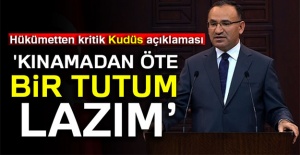 Hükümetten kritik kudüs açıklaması