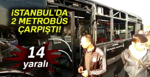Sefaköy'de metrobüs kazası